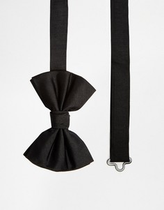 Шелковый галстук-бабочка ASOS - Черный