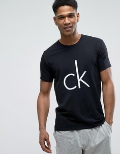 Футболка узкого кроя с логотипом Calvin Klein - Черный