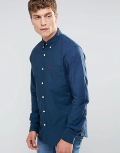 Оксфордская рубашка классического кроя Selected Homme - Темно-синий