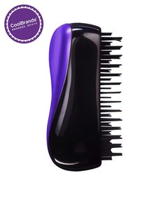 Компактная фиолетовая щетка для спутанных волос Tangle Teezer Dazzle - Бесцветный