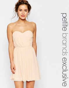 Шифоновое платье‑бандо мини TFNC Petite WEDDING - Розовый