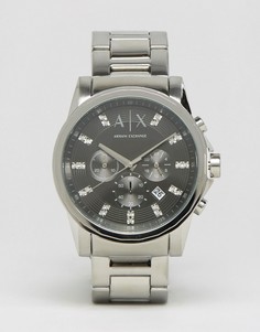 Часы с ремешком из нержавеющей стали Armani Exchange AX2092 - Серебряный