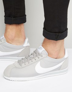 Серые нейлоновые кроссовки Nike Classic Cortez 807472-010 - Серый