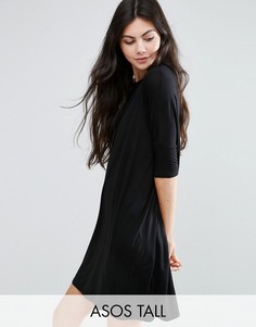 Платье-футболка ASOS TALL - Черный