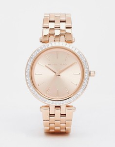 Часы с корпусом 33 мм цвета розового золота Michael Kors Darci MK3366 - Золотой