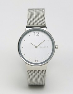 Серебристые часы Skagen Freja SKW2380 - Серебряный