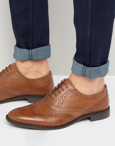 Светло-коричневые оксфордские туфли-броги ASOS - Рыжий