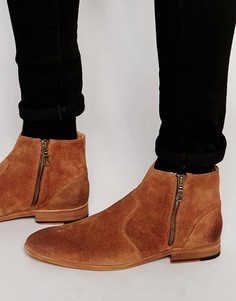 Замшевые ботинки на молнии Walk London Giles - Рыжий