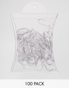 Набор из 100 резинок для волос ASOS No More Snags - Прозрачный
