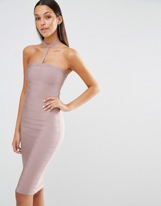 Облегающее платье‑чокер Missguided - Фиолетовый