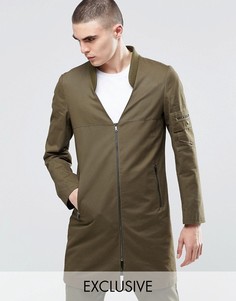 Куртка в стиле милитари с карманом сзади Underated - Зеленый