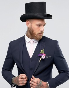 Черная шляпа-цилиндр ASOS - Черный