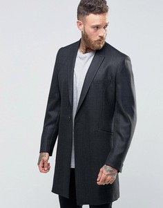 Фланелевое пальто в строгом стиле Hart Hollywood by Nick Hart - Серый