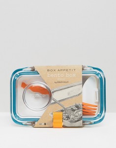 Коробка для ланча цвета морской волны Black & Blum Bento - Белый
