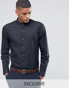 Рубашка с воротником с застежкой на пуговицы Number Eight Savile Row - Черный