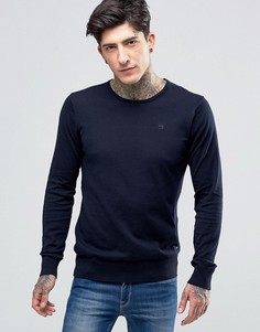 Темно-синий джемпер с круглым вырезом Scotch & Soda - Темно-синий