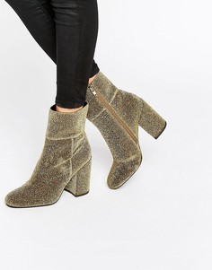 Ботильоны на каблуке Steve Madden Goldie - Золотой