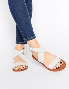 Кожаные сандалии ASOS FRAME - Бежевый