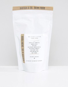 Сахарный скраб для тела Sister & Co Raw Coconut & Coffee - 300 г - Бесцветный