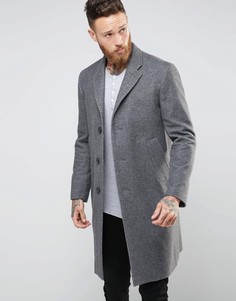Пальто из переработанной шерсти Nudie Waldo - Серый