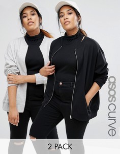 2 бомбера ASOS CURVE Ultimate - СКИДКА 10 - Мульти