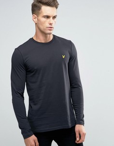 Лонгслив с логотипом Lyle & Scott - Черный