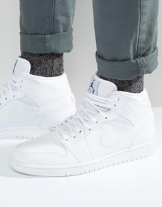 Белые кроссовки Nike Jordan Air Jordan 1 554724-110 - Белый