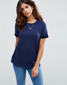 Легкая трикотажная футболка ASOS - Темно-синий