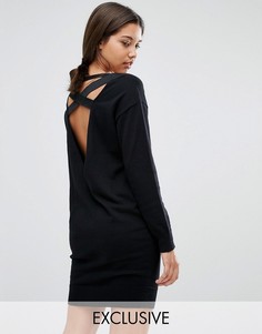 Платье-джемпер с эластичными лямками Micha Lounge - Черный