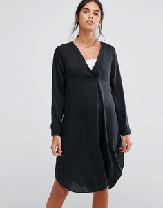 Платье-туника с запахом Vero Moda Holm - Черный