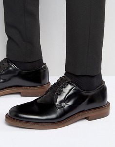 Блестящие туфли дерби Walk London Darcy - Черный