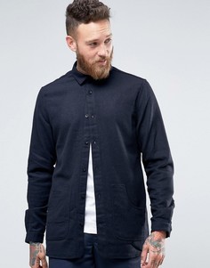 Куртка слим с карманами Hoxton Shirt Company - Темно-синий