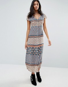 Платье с принтом Raga - Мульти