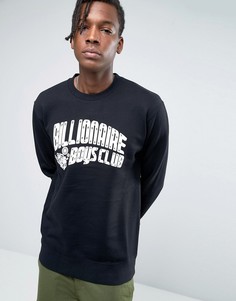 Свитшот с принтом Mechanics и логотипом Billionaire Boys Club - Черный