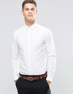 Белая рубашка из поплина классического кроя New Look - Белый
