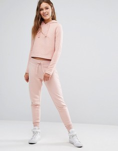 Стеганые спортивные штаны New Look - Розовый