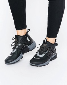 Черные кроссовки средней высоты Nike Air Presto - Мульти