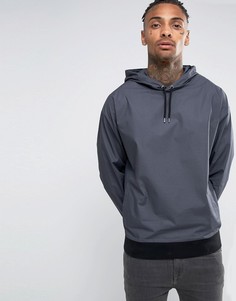 Черное выбеленное тканое oversize-худи ASOS - Черный