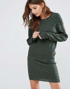 Вязаный пуловер Y.A.S Ginger - Зеленый