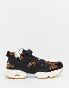 Кроссовки со звериным принтом Reebok Instapump Shere Khan Jungle Book - Черный