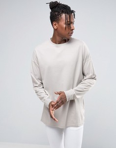 Oversize-лонгслив ASOS - Серый