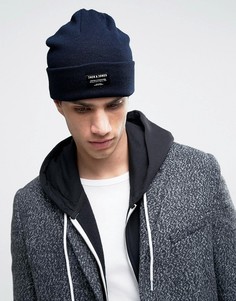 Шапка-бини Jack & Jones - Темно-синий