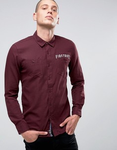 Фланелевая рубашка с начесом Firetrap - Красный