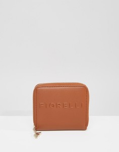 Кошелек с круговой молнией и логотипом Fiorelli - Коричневый