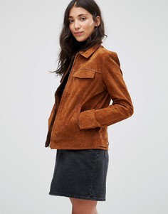 Замшевая куртка Pepe Jeans Jessica - Фиолетовый