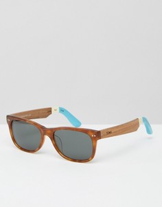 Солнцезащитные очки в квадратной оправе Toms Beachmaster - Коричневый