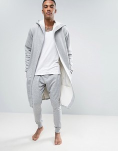 Халат с флисовой подкладкой ASOS - Серый