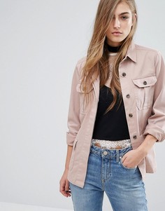Куртка-рубашка Miss Selfridge - Розовый