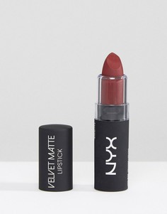 Бархатистая матовая губная помада NYX Professional Make-Up - Красный