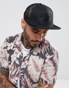Классическая бейсболка с логотипом Vans - Черный